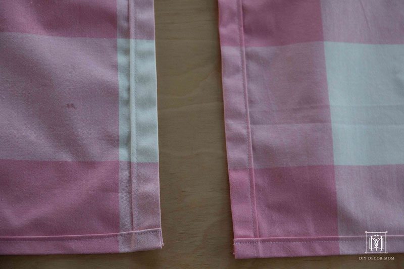 baby crib skirt | diy crib skirt instructions | pink buffalo check crib skirt