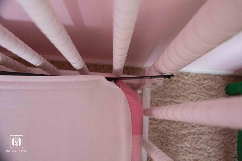 adjustable crib brackets with diy crib bed skirt