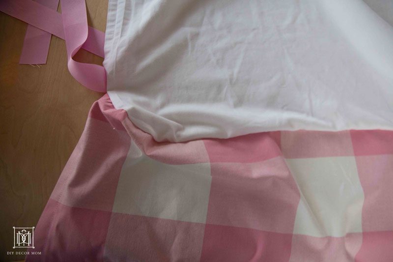 how to make your own DIY crib skirt