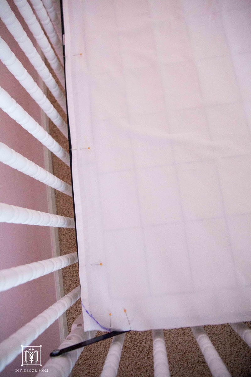 Crib Bed Skirt Make Your Own DIY Crib Skirt with This Easy Tutorial