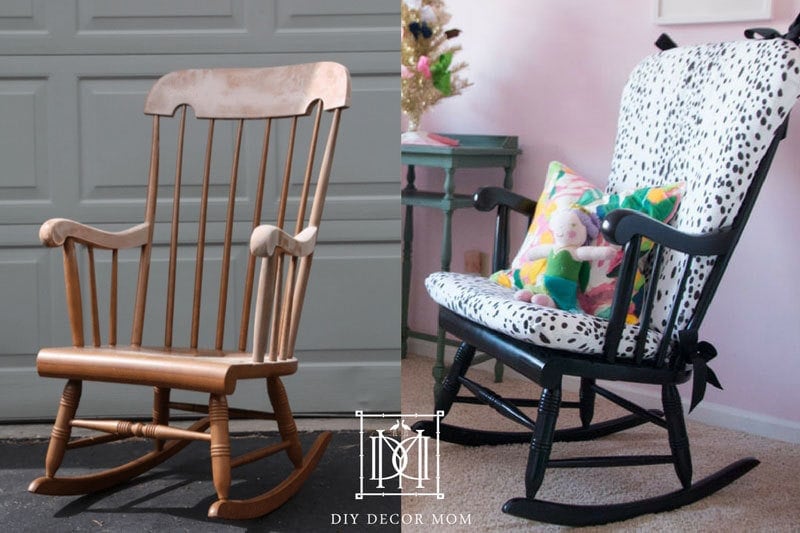 Diy Upholstered Rocking Chair Home Decor Diy Decor Mom