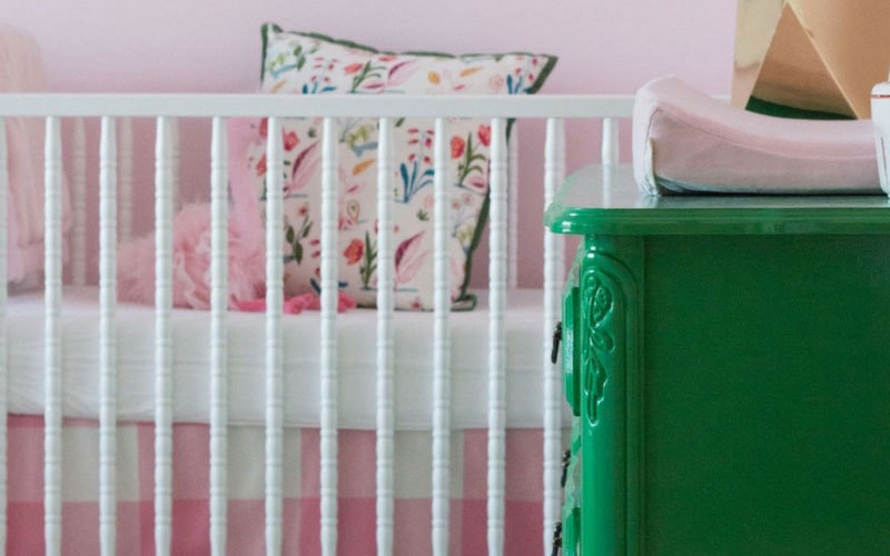 diy crib skirt tutorial