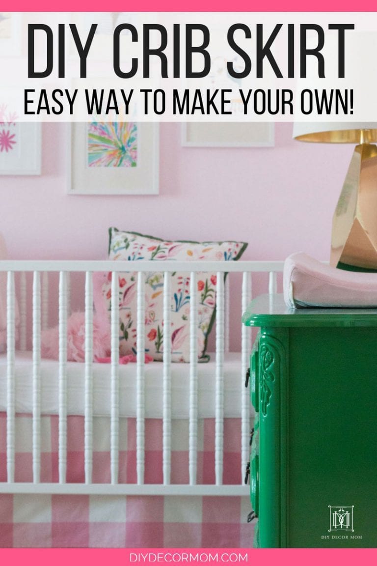 Crib Bed Skirt Make Your Own DIY Crib Skirt with This Easy Tutorial