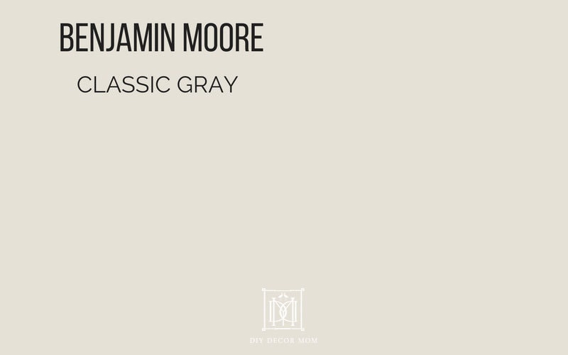 benjamin moore classic gray- best light gray paint