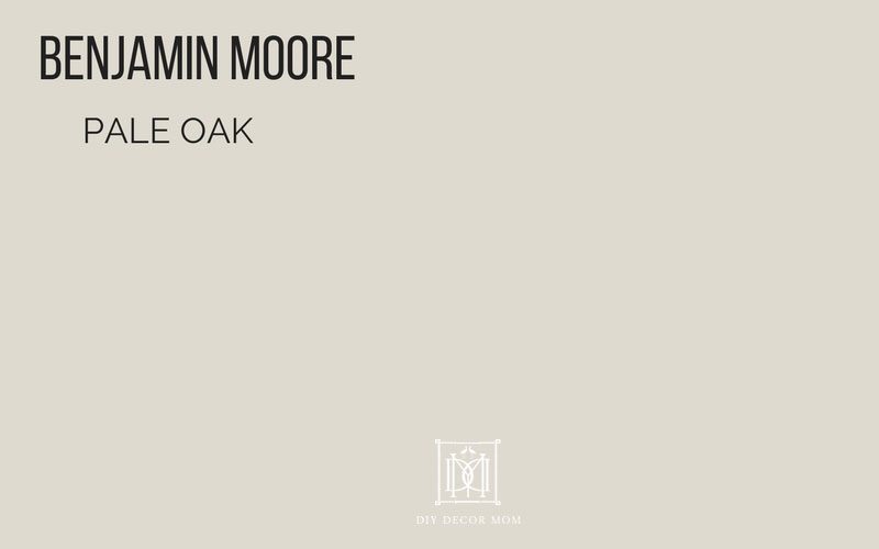 benjamin moore pale oak- best greige paint colors for your home