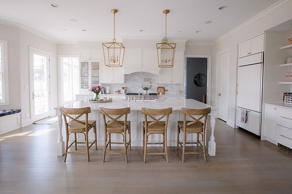 Benjamin Moore Classic Gray kitchen- Life on Cedar Lane