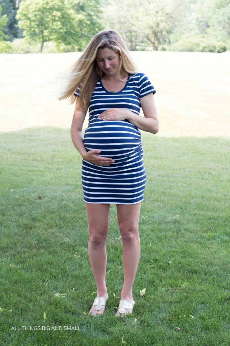 pregnant woman holding belly--21 things you should do before you give birth
