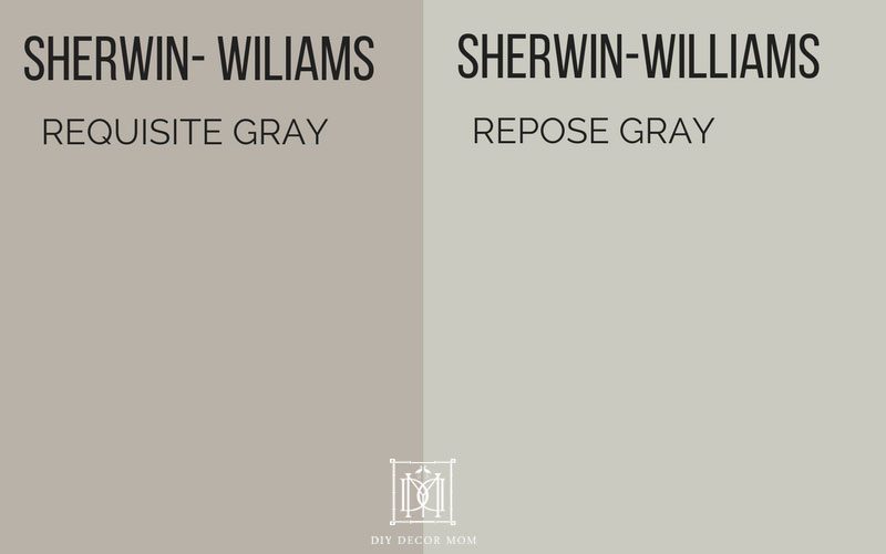 gray paint colors requisite gray vs. repose gray