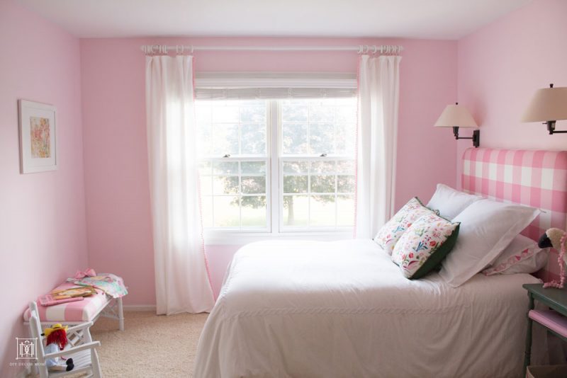 shared girls bedroom benjamin moore romantic pink