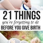 woman pregnant - what to do before you give birth