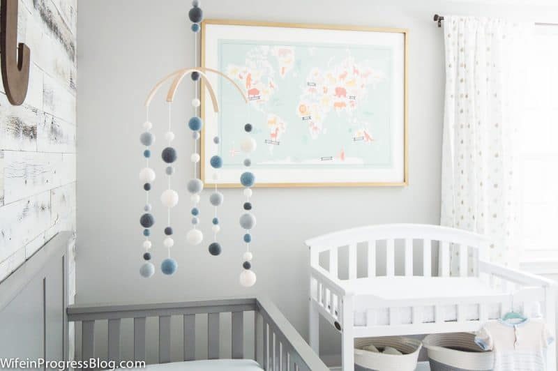 wife in progress rustic bright nursery how to decorate with kids