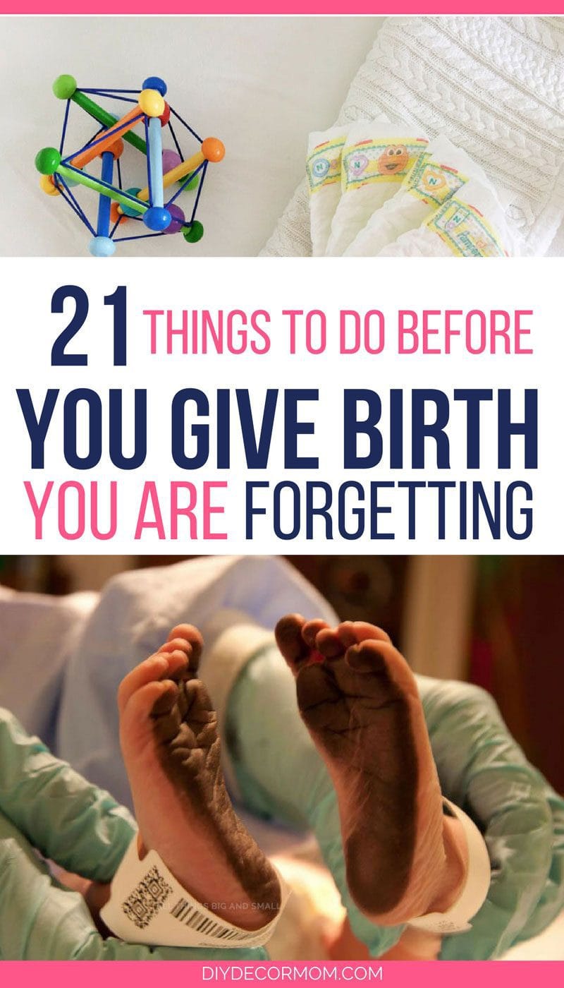 what to do before you give birth- newborn baby toys newborn diapers and newborn feet in hospital