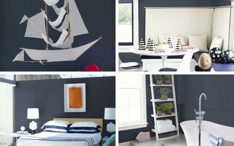 hale navy painted bedrooms, bathrooms, offices, and walls