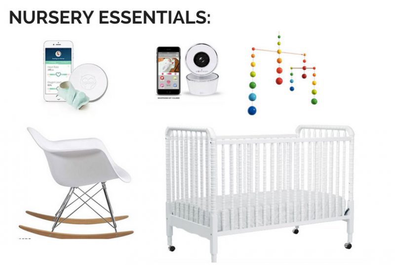 baby registry must have checklist- nursery essentials of must have baby registry items