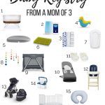 the ultimate guide to what to register for your baby inclulding baby registry must haves