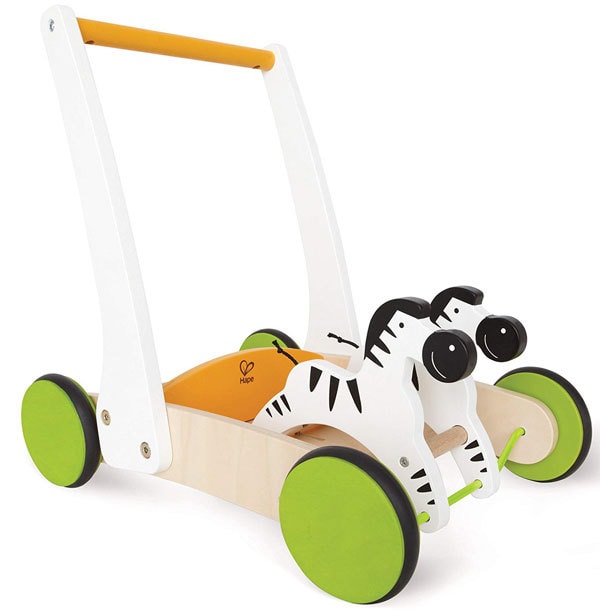 one year old toy zebra push cart a 