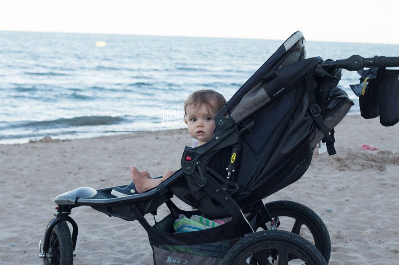 baby in bob jogging stroller on the beach reviews of double jogging strollers