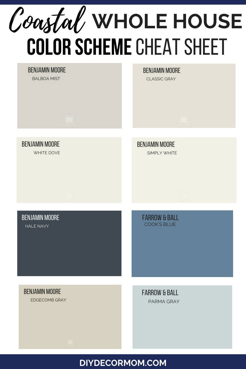 whole house color scheme and color palette