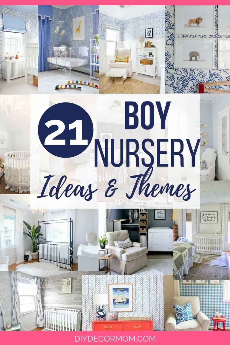 21 nursery boy ideas and nursery themes