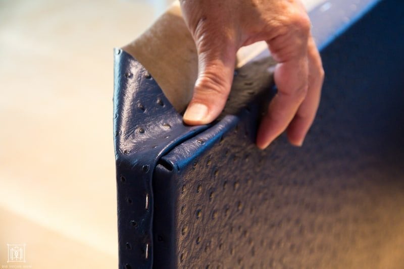 diy console table waterfall edge foot