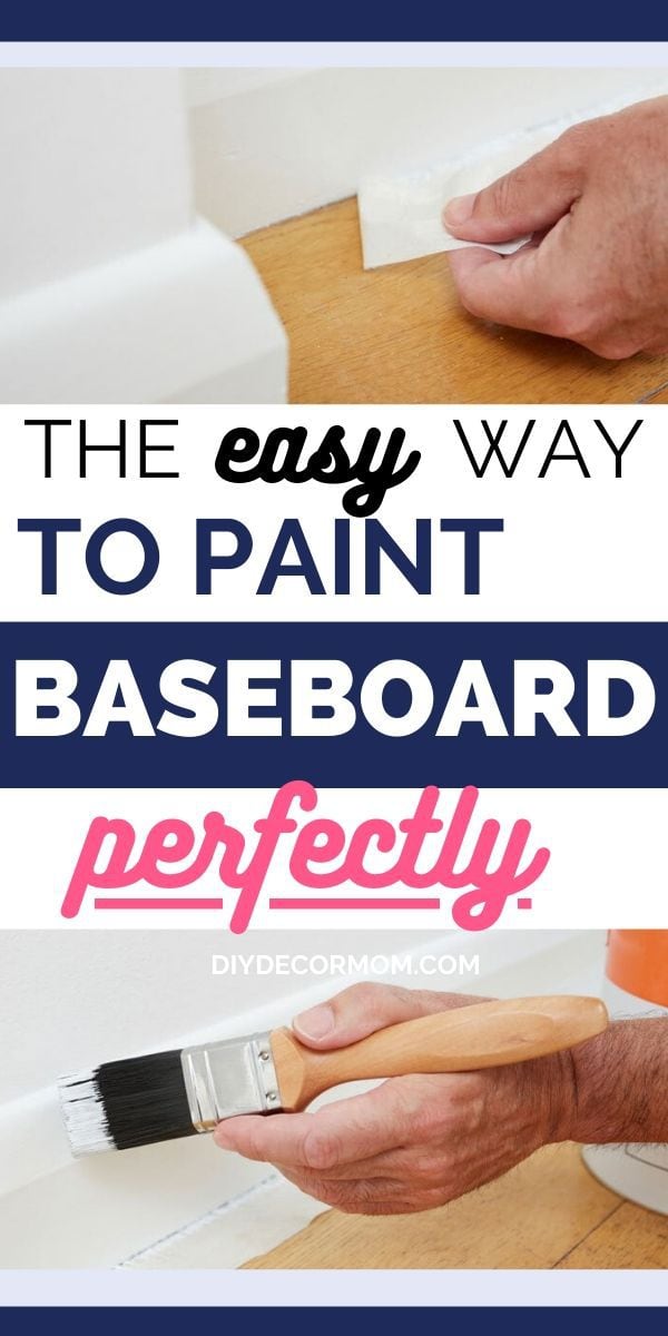 how to paint baseboard white