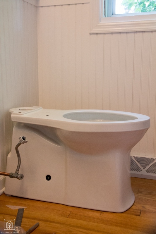 steps to installing a toilet
