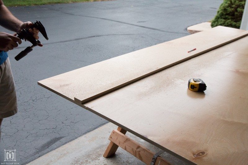 how to make a table out of plywood