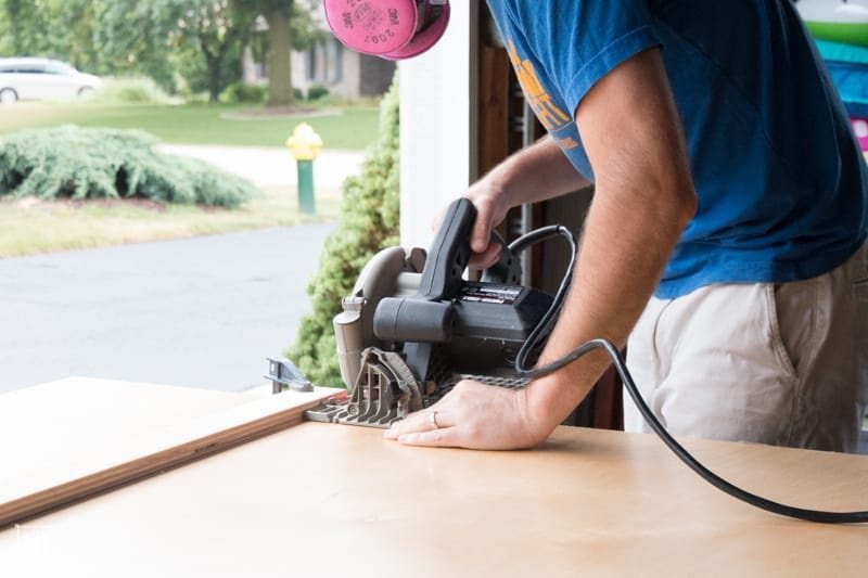 how to make a table out of plywood