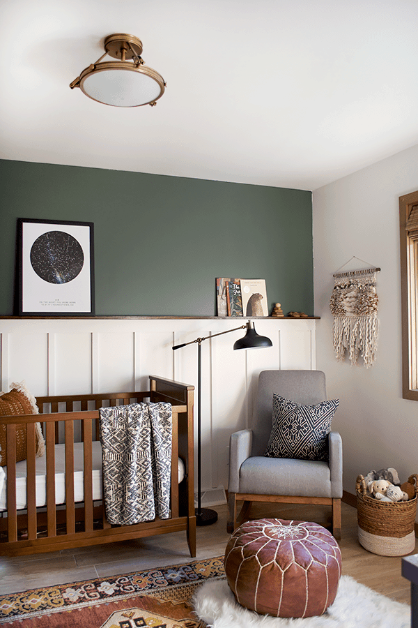 modern vintage nursery by brepurposed