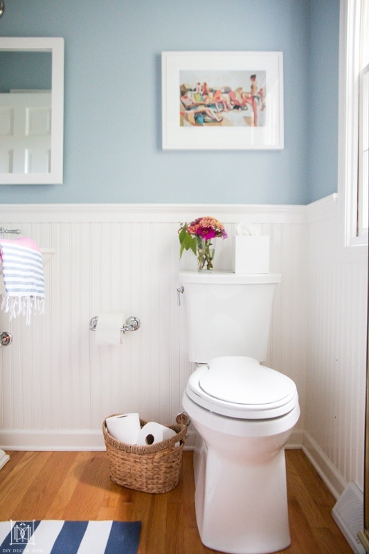 how to reduce time spent cleaning bathroom