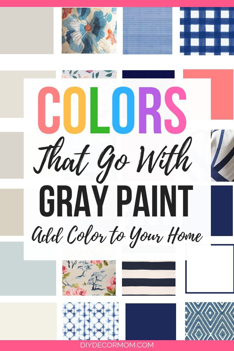 colors that go with gray