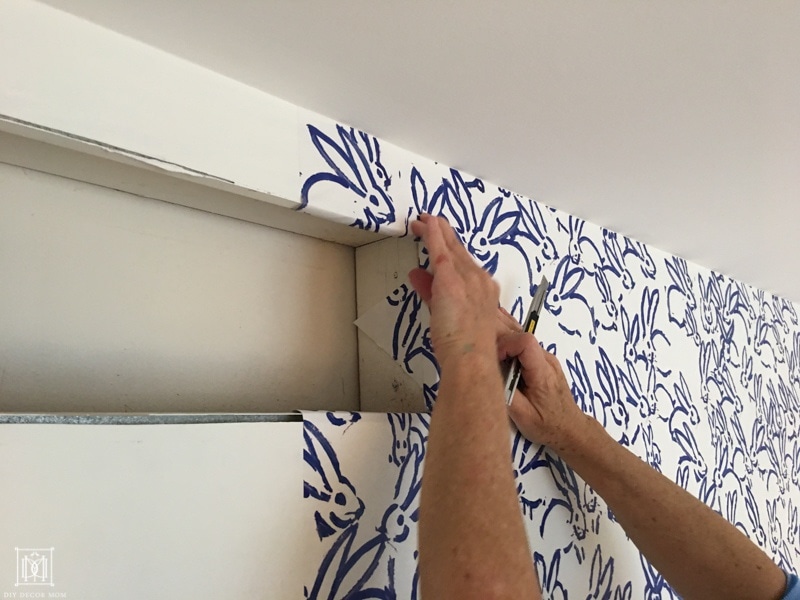 How to Hang Wallpaper DIY Decor Mom