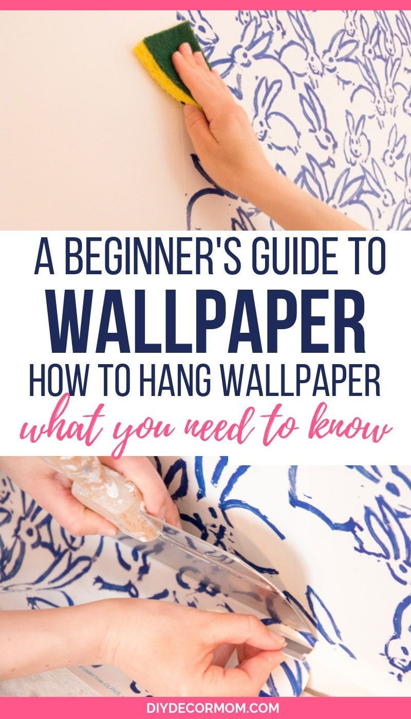 how to hang wallpaper tutorial