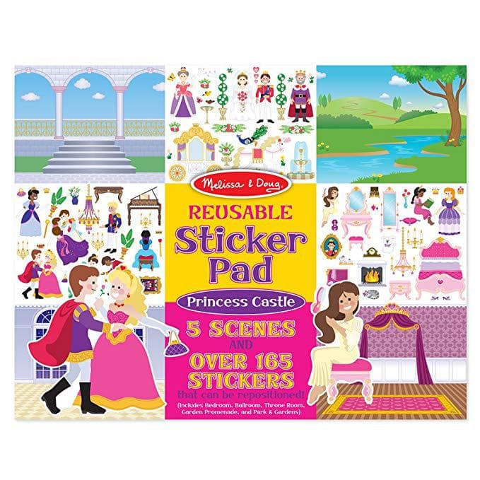 reusable sticker books are one of the best toys for 2 year old girls