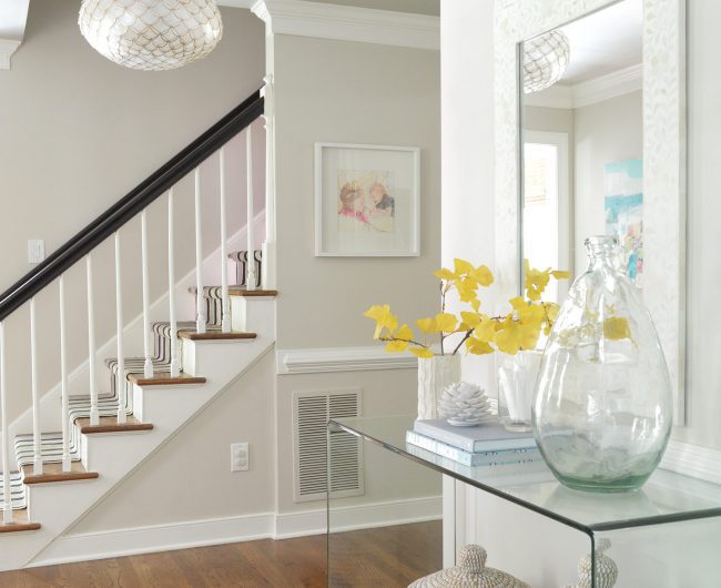 edgecomb gray foyer by young house love