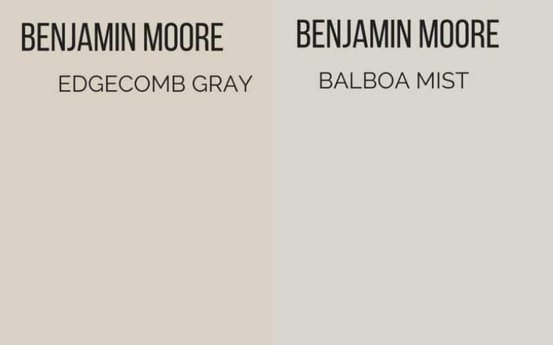 benjamin moore edgecomb gray vs balboa mist