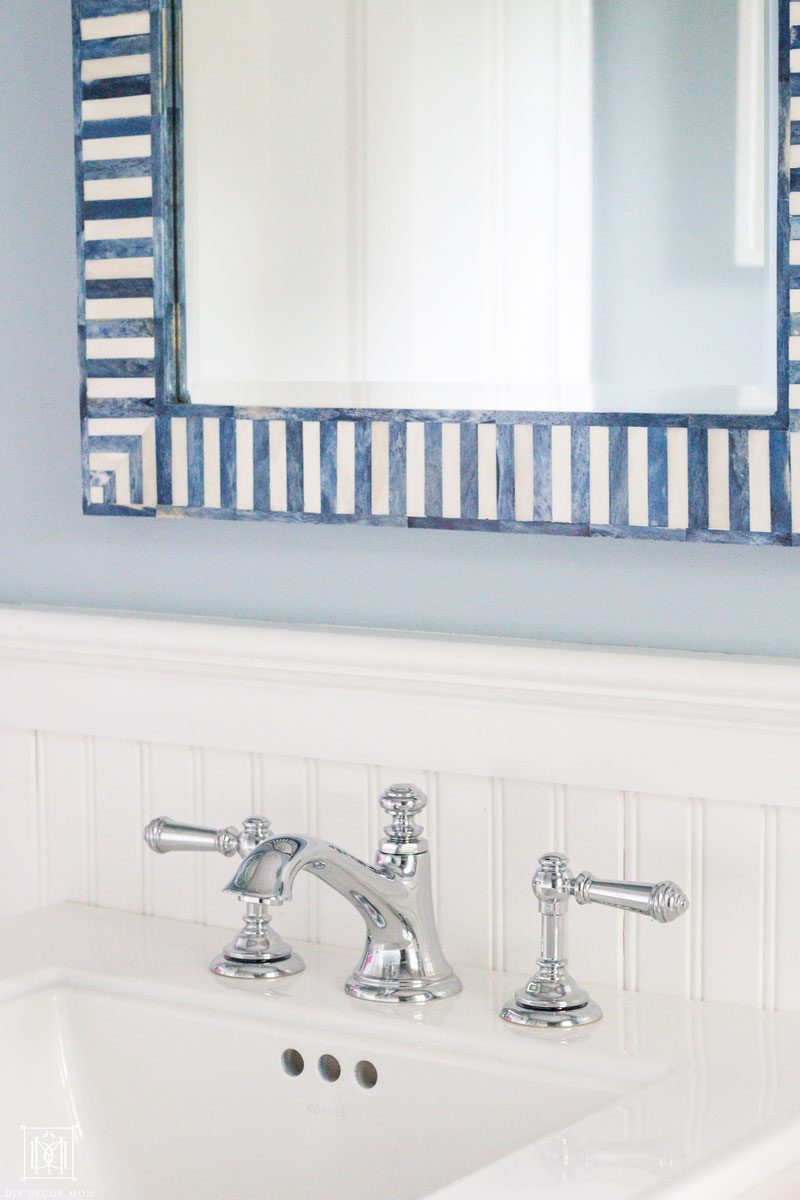 mirrors help small bathrooms appear larger