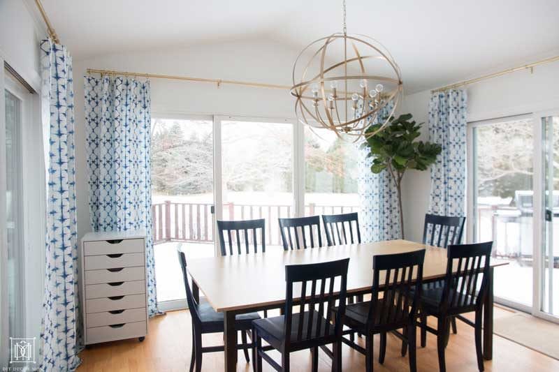 benjamin moore simply white breakfast room and kitchen
