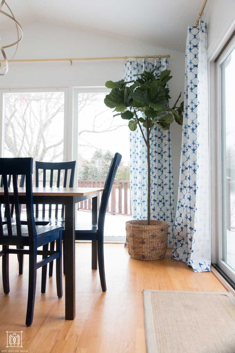 benjamin moore simply white kitchen and breakfast area