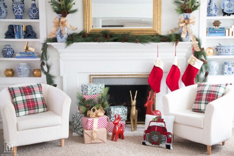 How to Decorate Your Fireplace for Christmas Easy Decor Ideas DIY