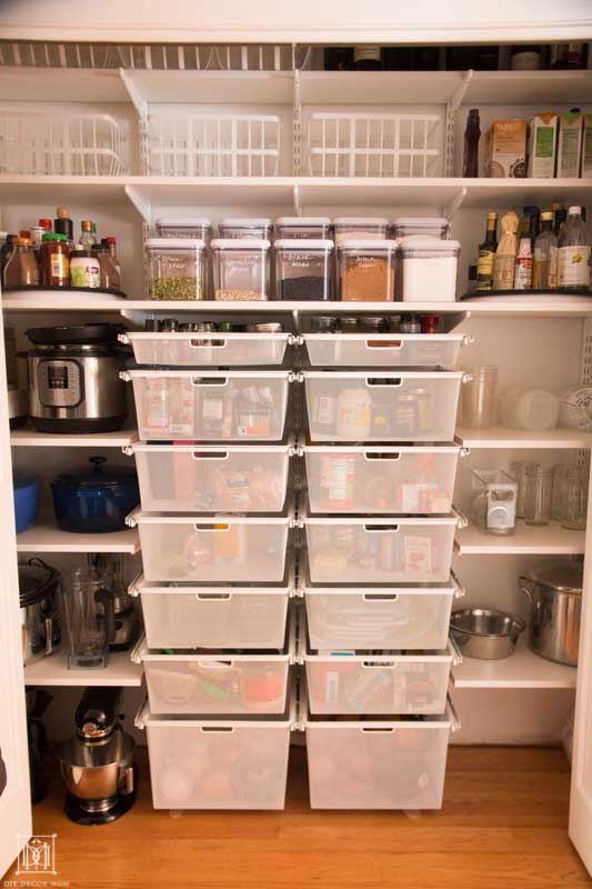 IHeart Organizing: My Favorite Tips for Organizing a Deep Pantry