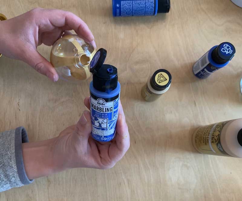 how to marble an ornament