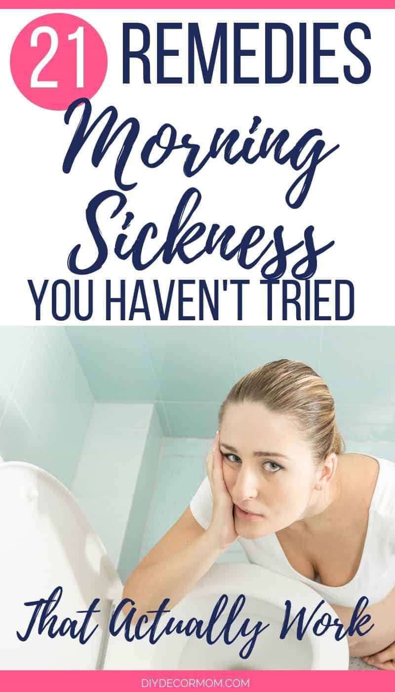 morning sickness remedies 