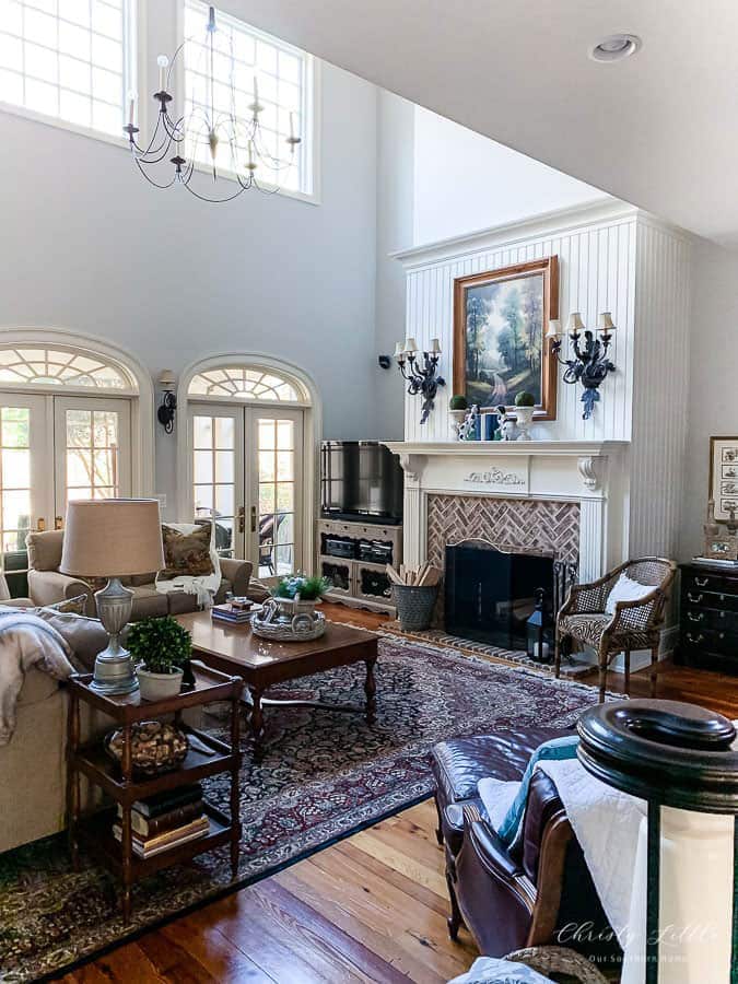 sw agreeable gray great room- our southern homes