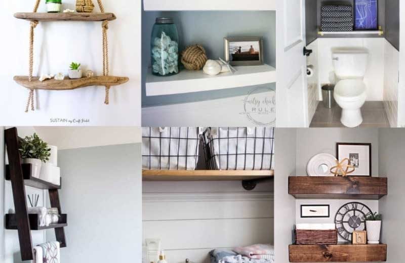 Bathroom Shelf Ideas: 15 Clever DIY Bathroom Shelves for Bathroom