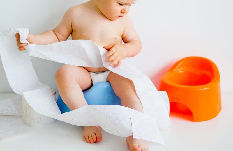 potty training a stubborn child