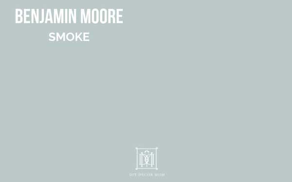 benjamin moore smoke--a fantastic blue gray paint color for your home