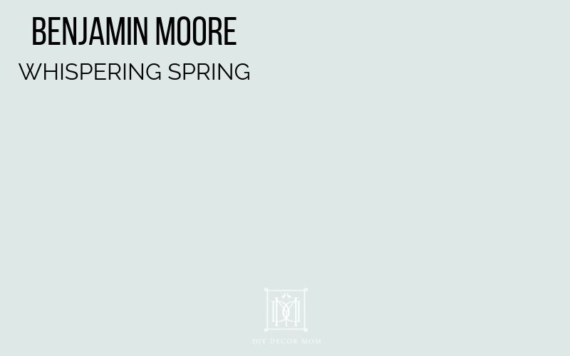 benjamin moore whispering spring