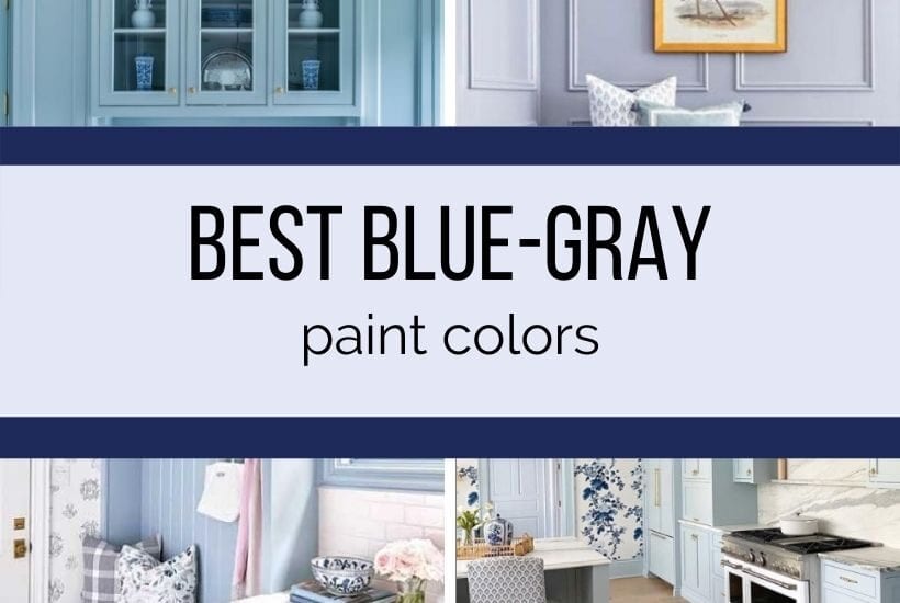 best blue gray paint colors