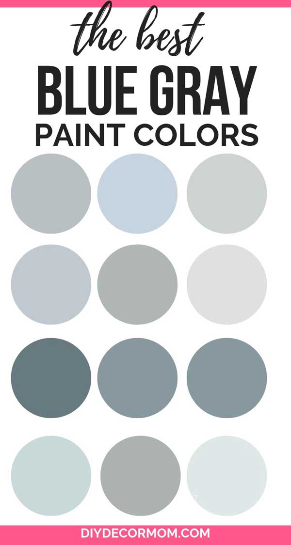 Best gray blue paint colors discount